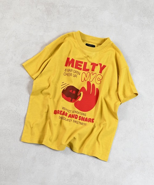 Life Support Products（ライフサポートプロダクツ）の「【プチプラ】ショートスリーブプリントＴ（Tシャツ/カットソー・キッズ・オフホワイト/杢グレー/ブルー/カーキ/チャコール/ラベンダー/マスタード/ベージュ/ブラウン/ホワイト系その他・80/90/95/100/110/120/130/140/150）」の10枚目の写真