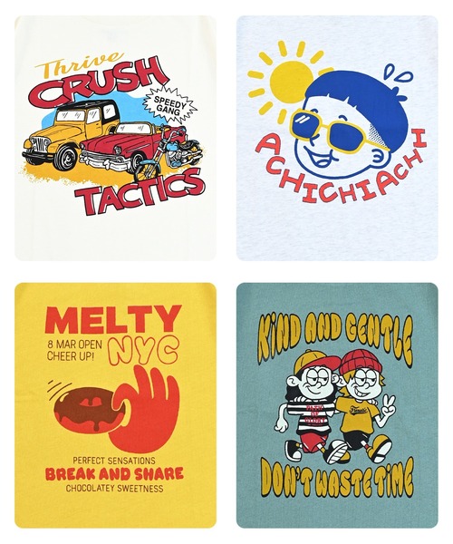 Life Support Products（ライフサポートプロダクツ）の「【プチプラ】ショートスリーブプリントＴ（Tシャツ/カットソー・キッズ・オフホワイト/杢グレー/ブルー/カーキ/チャコール/ラベンダー/マスタード/ベージュ/ブラウン/ホワイト系その他・80/90/95/100/110/120/130/140/150）」の16枚目の写真