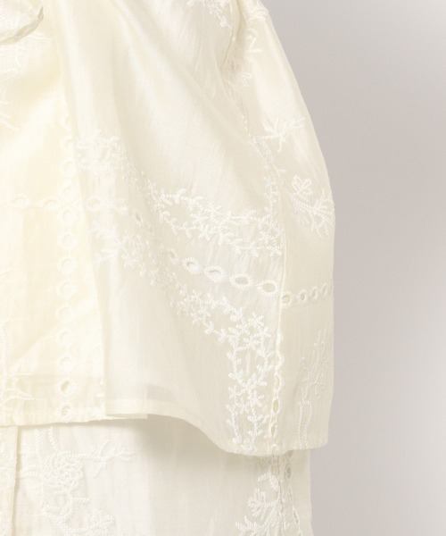 mysty woman（ミスティウーマン）の「パッチワークノースリブラウス  497246（シャツ/ブラウス・レディース・ブラック/オフホワイト・FREE）」の16枚目の写真