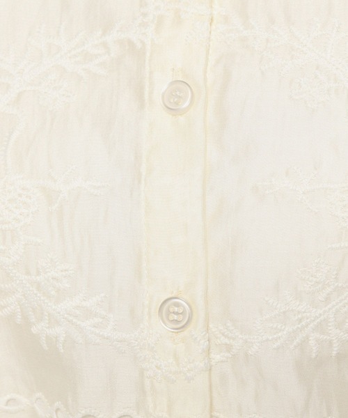 mysty woman（ミスティウーマン）の「パッチワークノースリブラウス  497246（シャツ/ブラウス・レディース・ブラック/オフホワイト・FREE）」の12枚目の写真