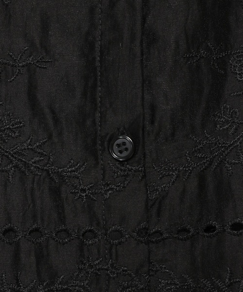 mysty woman（ミスティウーマン）の「パッチワークノースリブラウス  497246（シャツ/ブラウス・レディース・ブラック/オフホワイト・FREE）」の11枚目の写真