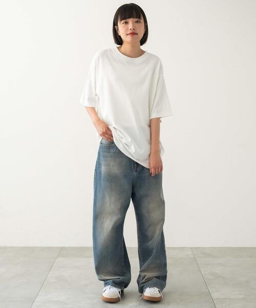 WEGO/【25年春夏新作】リラックスフィットコットンT（Tシャツ