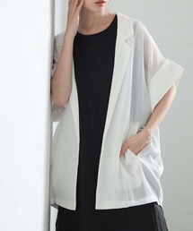 Sawa a la mode（サワアラモード）の「メッシュテーラードジャケット（テーラードジャケット）」