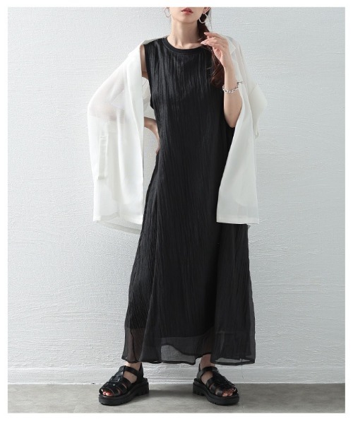 Sawa a la mode（サワアラモード）の「メッシュテーラードジャケット（テーラードジャケット・レディース・ホワイト/ブラック・FREE）」の11枚目の写真
