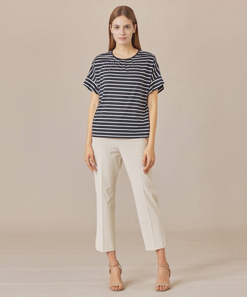 MACKINTOSH LONDON（マッキントッシュ ロンドン）の「コットンブレンドボーダープルオーバー（Tシャツ/カットソー・レディース・グレー系その他/ネイビー/ベージュ・38）」の14枚目の写真