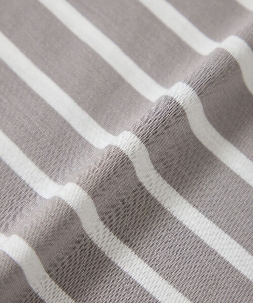 MACKINTOSH LONDON（マッキントッシュ ロンドン）の「コットンブレンドボーダープルオーバー（Tシャツ/カットソー・レディース・グレー系その他/ネイビー/ベージュ・38）」の6枚目の写真