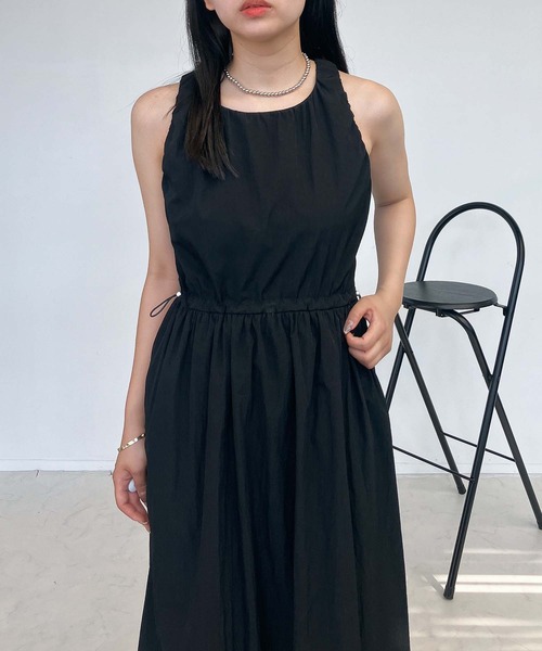 AS KNOW AS plus（アズノゥアズプラス）の「●ドロスト付き ノースリーブワンピ―ス（ワンピース・レディース・ベージュ系/ブラック/アイボリー系・FREE）」の20枚目の写真