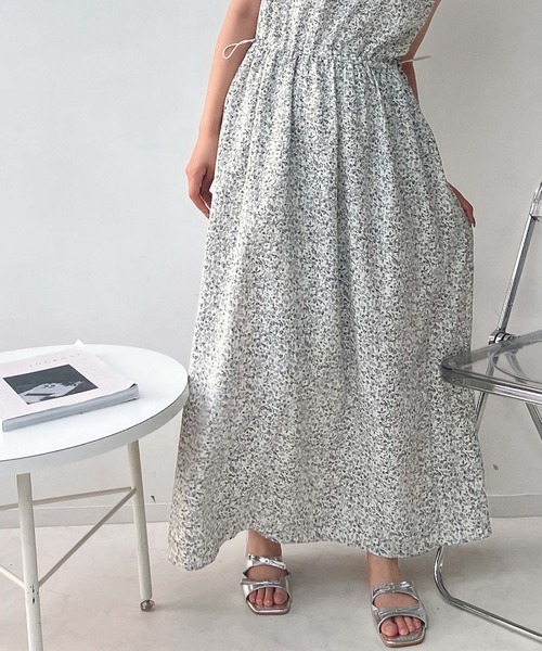 AS KNOW AS plus（アズノゥアズプラス）の「●ドロスト付き ノースリーブワンピ―ス（ワンピース・レディース・ベージュ系/ブラック/アイボリー系・FREE）」の8枚目の写真