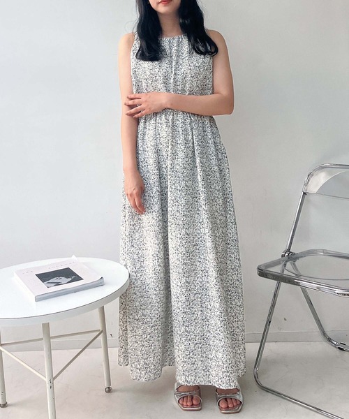 AS KNOW AS plus（アズノゥアズプラス）の「●ドロスト付き ノースリーブワンピ―ス（ワンピース・レディース・ベージュ系/ブラック/アイボリー系・FREE）」の13枚目の写真