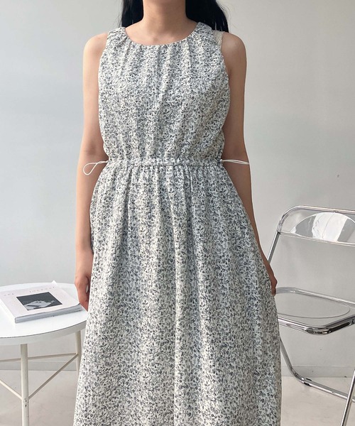 AS KNOW AS plus（アズノゥアズプラス）の「●ドロスト付き ノースリーブワンピ―ス（ワンピース・レディース・ベージュ系/ブラック/アイボリー系・FREE）」の10枚目の写真