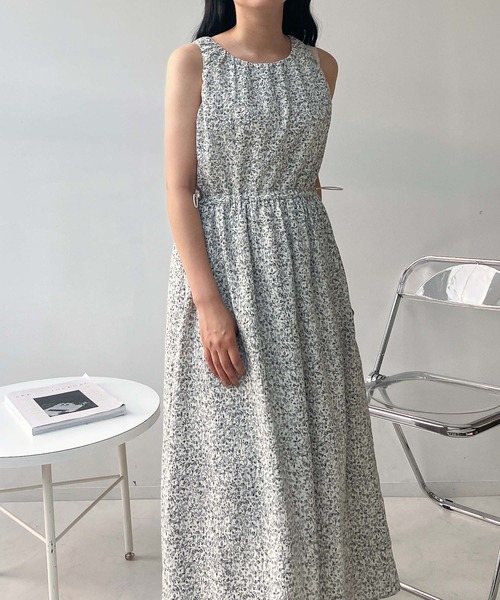 AS KNOW AS plus（アズノゥアズプラス）の「●ドロスト付き ノースリーブワンピ―ス（ワンピース・レディース・ベージュ系/ブラック/アイボリー系・FREE）」の9枚目の写真