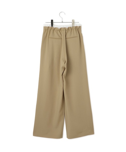 ADAM ET ROPE'（アダムエロペ）の「【吸水速乾】コンビウエストイージースラックス（スラックス・レディース・ブラック/ベージュ系その他・38/36）」の5枚目の写真