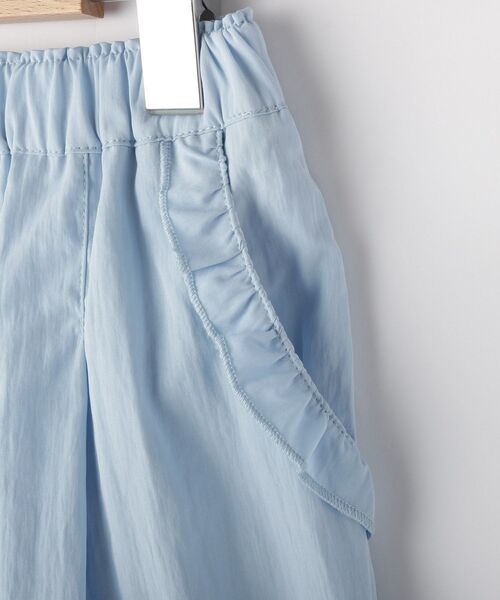 SHOO・LA・RUE（シューラルー）の「【100-150cm/ひんやり/水陸両用】ポケットフリルキュロット（その他パンツ・キッズ・ブラック/サックスブルー/パープル・10/11/12/13/14/15 ）」の5枚目の写真