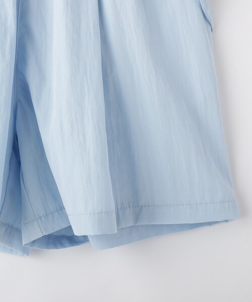 SHOO・LA・RUE（シューラルー）の「【100-150cm/ひんやり/水陸両用】ポケットフリルキュロット（その他パンツ・キッズ・ブラック/サックスブルー/パープル・10/11/12/13/14/15 ）」の4枚目の写真