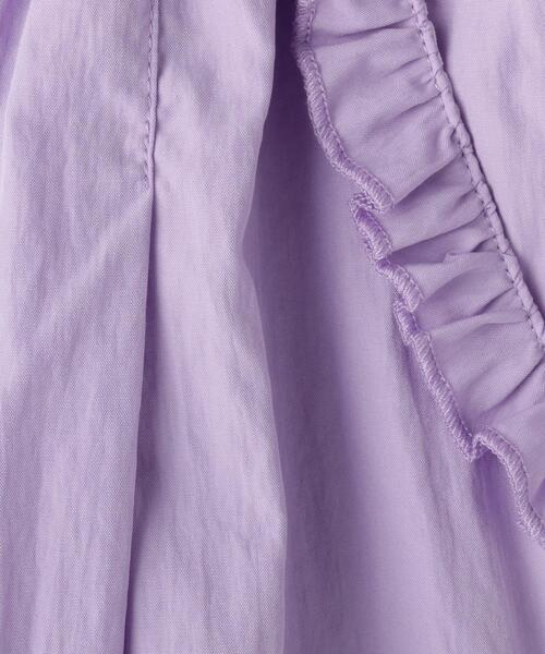 SHOO・LA・RUE（シューラルー）の「【100-150cm/ひんやり/水陸両用】ポケットフリルキュロット（その他パンツ・キッズ・ブラック/サックスブルー/パープル・10/11/12/13/14/15 ）」の11枚目の写真