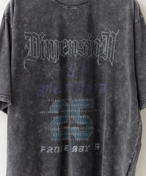 SUGGESTION（サジェッション）の「SUGGESTION/サジェッション 加工グラフィックロゴTシャツ（Tシャツ/カットソー・メンズ・ブラック系1/ブラック系3/ブラック系2・L/M）」の8枚目の写真