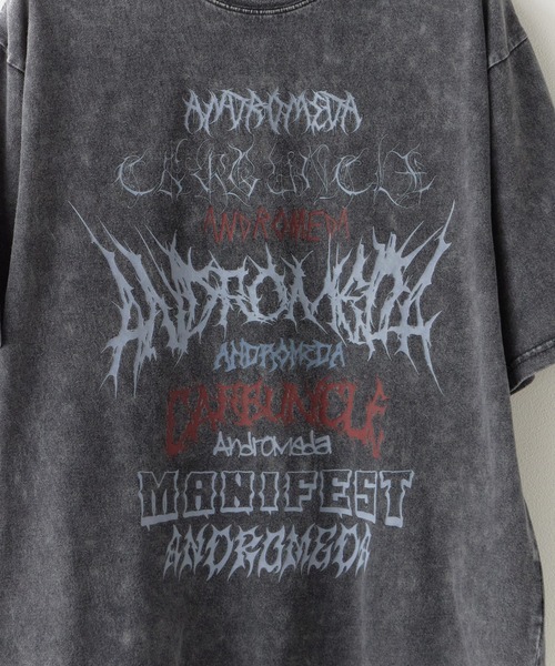 SUGGESTION（サジェッション）の「SUGGESTION/サジェッション 加工グラフィックロゴTシャツ（Tシャツ/カットソー・メンズ・ブラック系1/ブラック系3/ブラック系2・L/M）」の7枚目の写真