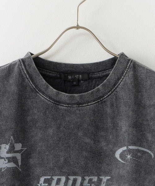 SUGGESTION（サジェッション）の「SUGGESTION/サジェッション 加工グラフィックロゴTシャツ（Tシャツ/カットソー・メンズ・ブラック系1/ブラック系3/ブラック系2・L/M）」の10枚目の写真