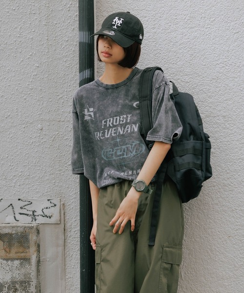 SUGGESTION（サジェッション）の「SUGGESTION/サジェッション 加工グラフィックロゴTシャツ（Tシャツ/カットソー・メンズ・ブラック系1/ブラック系3/ブラック系2・L/M）」の19枚目の写真