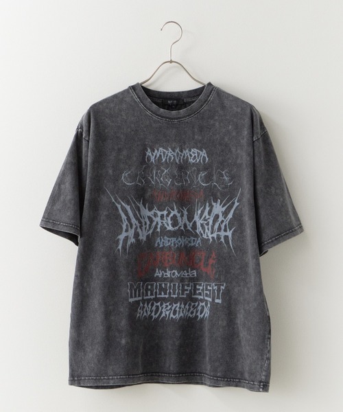 SUGGESTION（サジェッション）の「SUGGESTION/サジェッション 加工グラフィックロゴTシャツ（Tシャツ/カットソー・メンズ・ブラック系1/ブラック系3/ブラック系2・L/M）」の21枚目の写真