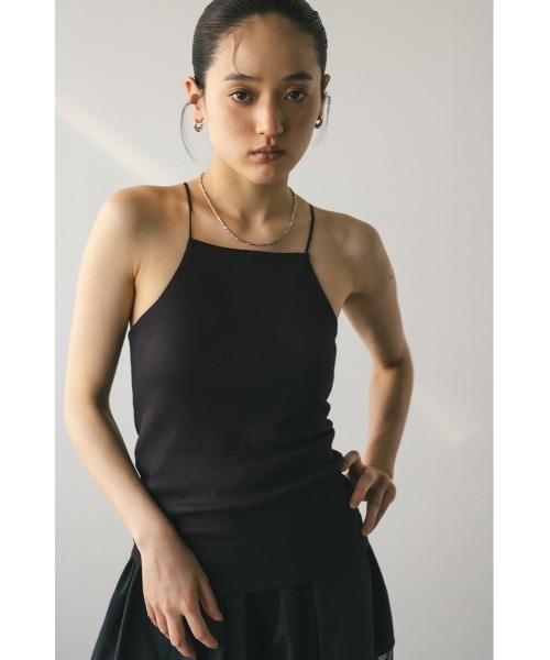 STYLEMIXER（スタイルミキサー）の「カップ付きアメスリキャミ（キャミソール・レディース・ホワイト/ダークブラウン/カーキ・SMALL/MEDIUM）」の11枚目の写真