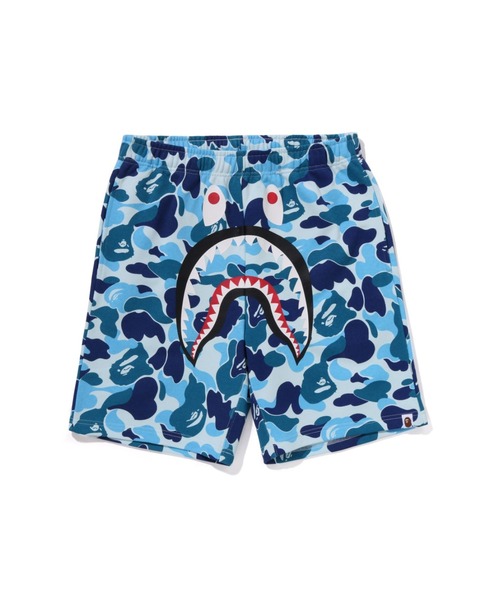 パンツ A BATHING APE ABC CAMO SWEAT SHORTS ABC CAMO SHARK SWEAT SHORTS（スウェットパンツ）｜A BATHING