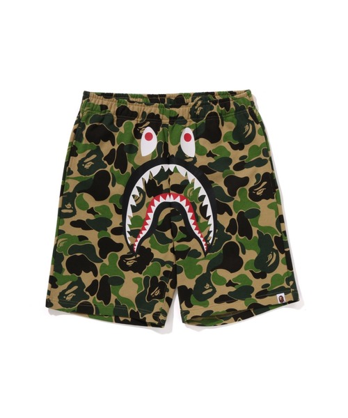 パンツ A BATHING APE ABC CAMO SWEAT SHORTS ABC CAMO SHARK SWEAT SHORTS（スウェットパンツ）｜A BATHING