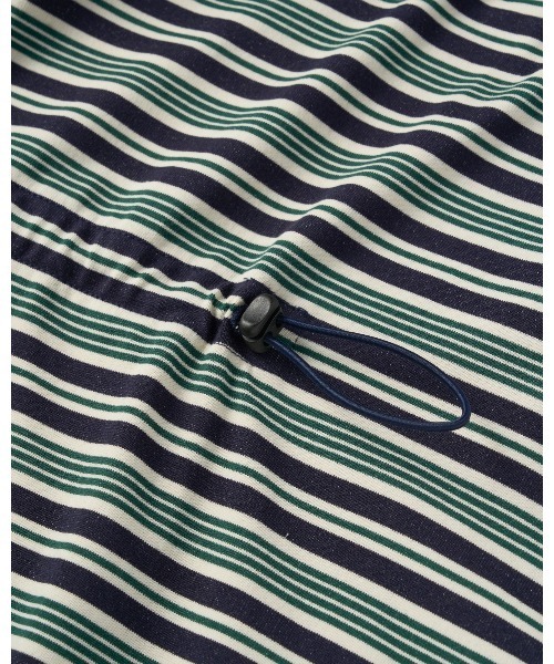 THOUSAND MILE（サウザンドマイル）の「【THOUSAND MILE】LONG SLEEVE DRAWCORD OP　BORDER/ロングスリーブ　ドローコードワンピース ボーダー（ワンピース・レディース・グリーン系その他/ブラウン系その他・FREE）」の9枚目の写真