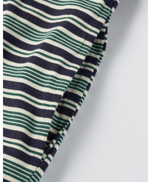 THOUSAND MILE（サウザンドマイル）の「【THOUSAND MILE】LONG SLEEVE DRAWCORD OP　BORDER/ロングスリーブ　ドローコードワンピース ボーダー（ワンピース・レディース・グリーン系その他/ブラウン系その他・FREE）」の10枚目の写真