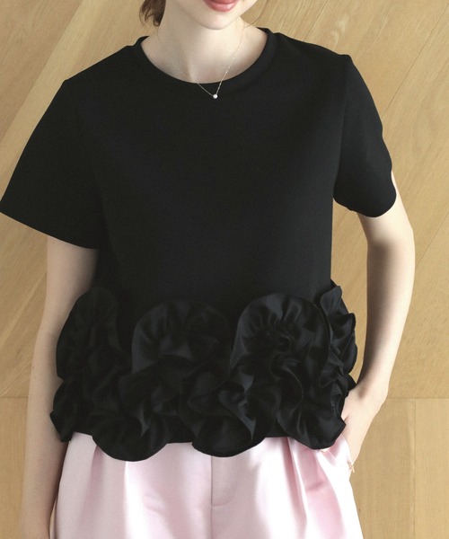 【新品未着用】meraki ヘムラインデザインTシャツ ヘムラインデザインTシャツ（Tシャツ/カットソー）｜MERAKI