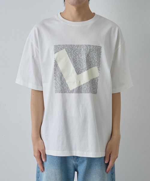 COLONY 2139(コロニートゥーワンスリーナイン)の「コードプリントTシャツ(Tシャツ/カットソー・メンズ・ブラック/ホワイト・MEDIUM/LARGE)」の15枚目の写真