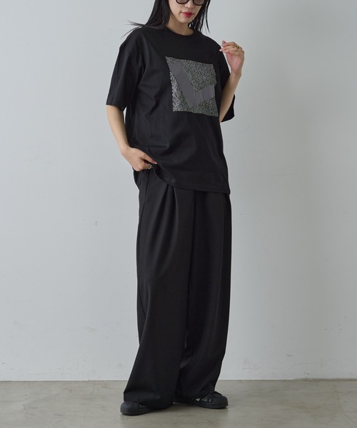 COLONY 2139(コロニートゥーワンスリーナイン)の「コードプリントTシャツ(Tシャツ/カットソー・メンズ・ブラック/ホワイト・MEDIUM/LARGE)」の9枚目の写真