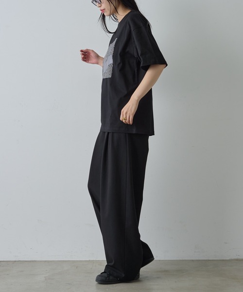 COLONY 2139(コロニートゥーワンスリーナイン)の「コードプリントTシャツ(Tシャツ/カットソー・メンズ・ブラック/ホワイト・MEDIUM/LARGE)」の8枚目の写真