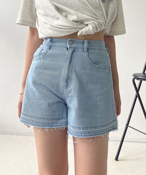 AS KNOW AS plus（アズノゥアズプラス）の「●アソートデザインショートパンツ（その他パンツ・レディース・サックスブルー系/ブルー系/ブルー系その他/ブラック系その他/ブラック系2/ブラック系1/ブルー系1/ブラック系3/ブラック系その他3/ブラウン系3・FREE）」の11枚目の写真