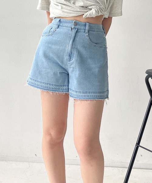 AS KNOW AS plus（アズノゥアズプラス）の「●アソートデザインショートパンツ（その他パンツ・レディース・サックスブルー系/ブルー系/ブルー系その他/ブラック系その他/ブラック系2/ブラック系1/ブルー系1/ブラック系3/ブラック系その他3/ブラウン系3・FREE）」の14枚目の写真