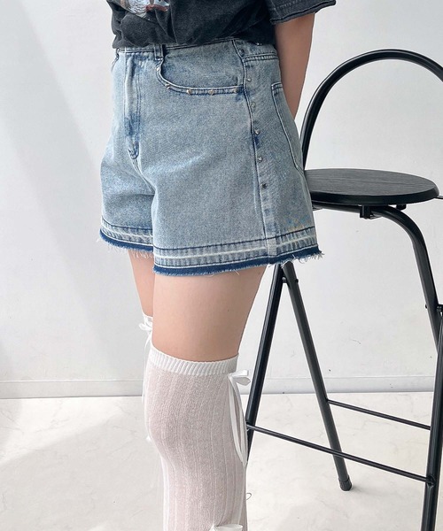 AS KNOW AS plus（アズノゥアズプラス）の「●アソートデザインショートパンツ（その他パンツ・レディース・サックスブルー系/ブルー系/ブルー系その他/ブラック系その他/ブラック系2/ブラック系1/ブルー系1/ブラック系3/ブラック系その他3/ブラウン系3・FREE）」の19枚目の写真