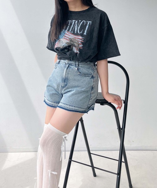 AS KNOW AS plus（アズノゥアズプラス）の「●アソートデザインショートパンツ（その他パンツ・レディース・サックスブルー系/ブルー系/ブルー系その他/ブラック系その他/ブラック系2/ブラック系1/ブルー系1/ブラック系3/ブラック系その他3/ブラウン系3・FREE）」の20枚目の写真