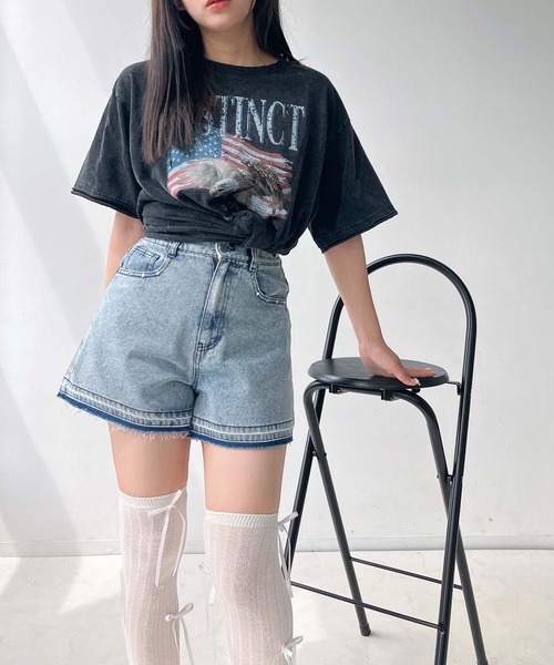 AS KNOW AS plus（アズノゥアズプラス）の「●アソートデザインショートパンツ（その他パンツ・レディース・サックスブルー系/ブルー系/ブルー系その他/ブラック系その他/ブラック系2/ブラック系1/ブルー系1/ブラック系3/ブラック系その他3/ブラウン系3・FREE）」の21枚目の写真