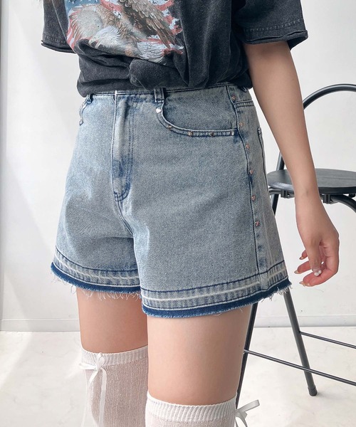 AS KNOW AS plus（アズノゥアズプラス）の「●アソートデザインショートパンツ（その他パンツ・レディース・サックスブルー系/ブルー系/ブルー系その他/ブラック系その他/ブラック系2/ブラック系1/ブルー系1/ブラック系3/ブラック系その他3/ブラウン系3・FREE）」の17枚目の写真