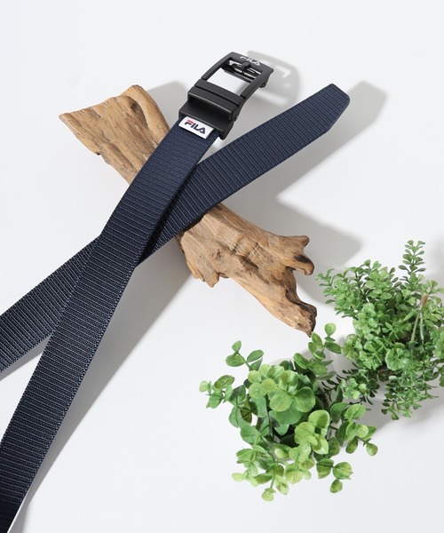 FILA(フィラ)の「FILA エアタフプラスベルト(ベルト・メンズ・ブラック/ネイビー/ベージュ/カーキ・FREE)」の4枚目の写真