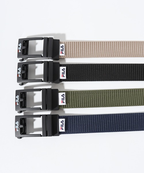 FILA(フィラ)の「FILA エアタフプラスベルト(ベルト・メンズ・ブラック/ネイビー/ベージュ/カーキ・FREE)」の5枚目の写真