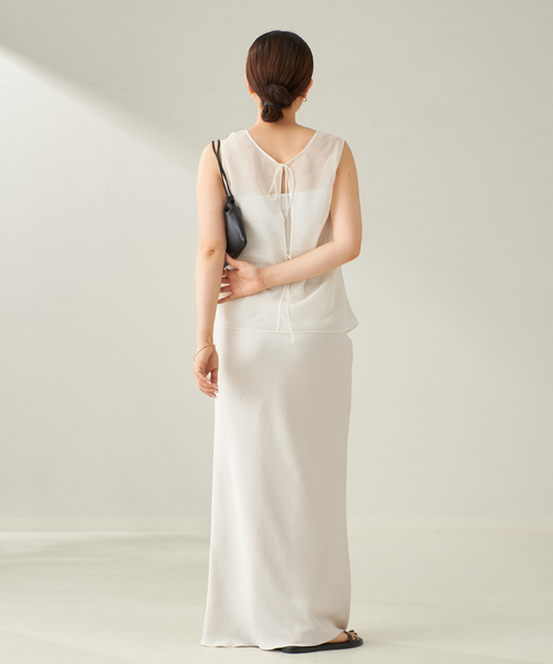 プラージュ Plage 2023AW SILK NYLON SHEER ブラウス plage｜COTTON SILK SHEER N/S ブラウス | Rakuten Fashion(楽天