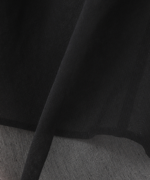 plage(プラージュ)の「COTTON SILK SHEER N/S ブラウス(シャツ/ブラウス・レディース・ブラック/アイボリー・FREE)」の15枚目の写真