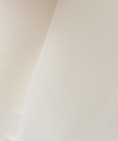 plage(プラージュ)の「COTTON SILK SHEER N/S ブラウス(シャツ/ブラウス・レディース・ブラック/アイボリー・FREE)」の13枚目の写真