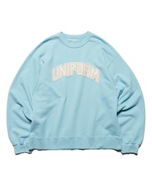 uniform experiment(���j�t�H�[���G�N�X�y�������g)��CUT-OUT LOGO SWEATSHIRT(�X�E�F�b�g)