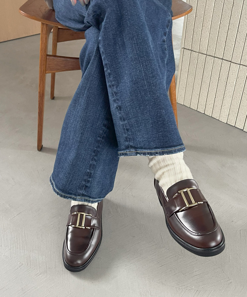 LE TALON（ルタロン）の「《追加》レザーメタルモチーフローファー（ローファー・レディース・ブラック系その他/ブラウン・22cm/22.5cm/23cm/23.5cm/24cm/24.5cm/25cm）」の11枚目の写真