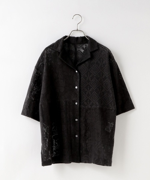 セール】パッチワークレースシャツ 327860（シャツ/ブラウス）｜LOWRYS