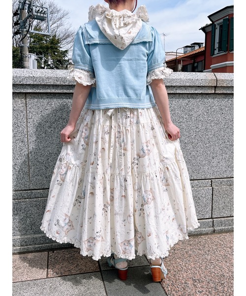 【超美品】ケーブル編み セーラーカラーカーディガン【PINK HOUSE】 セール】 セーラーカラーカーディガン （カーディガン・ボレロ