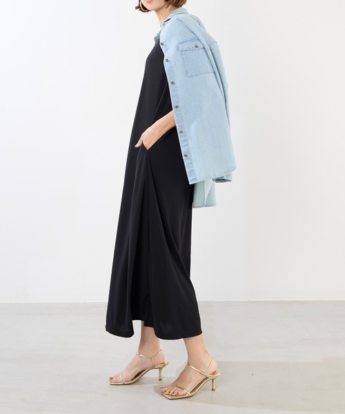 MICA&DEAL ワンピース 0125104063 フレア ロング丈 マイカアンドディール MICA&DEAL MICA&DEAL ワンピース