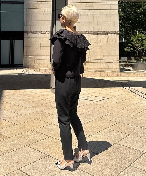 JENNE（ジェンヌ）の「フリルアシンメトリーレースブラウス（その他トップス・レディース・ホワイト/ブラック・SMALL/MEDIUM/LARGE）」の11枚目の写真
